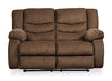 Tulen Reclining Sofa - Brown/Beige
