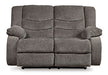 Tulen Reclining Sofa - Black/Gray