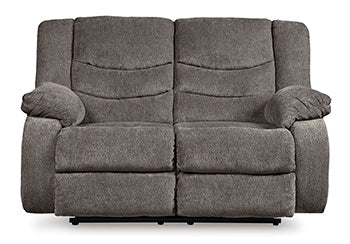 Tulen Reclining Sofa - Black/Gray