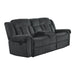 Nutmeg Double Reclining Love Seat with Center Console
