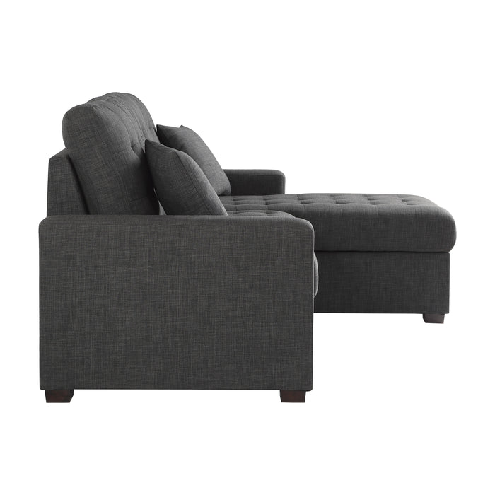 McCafferty (2)2-Piece Sectional with Pull-out Bed and Right Chaise with Hidden Storage