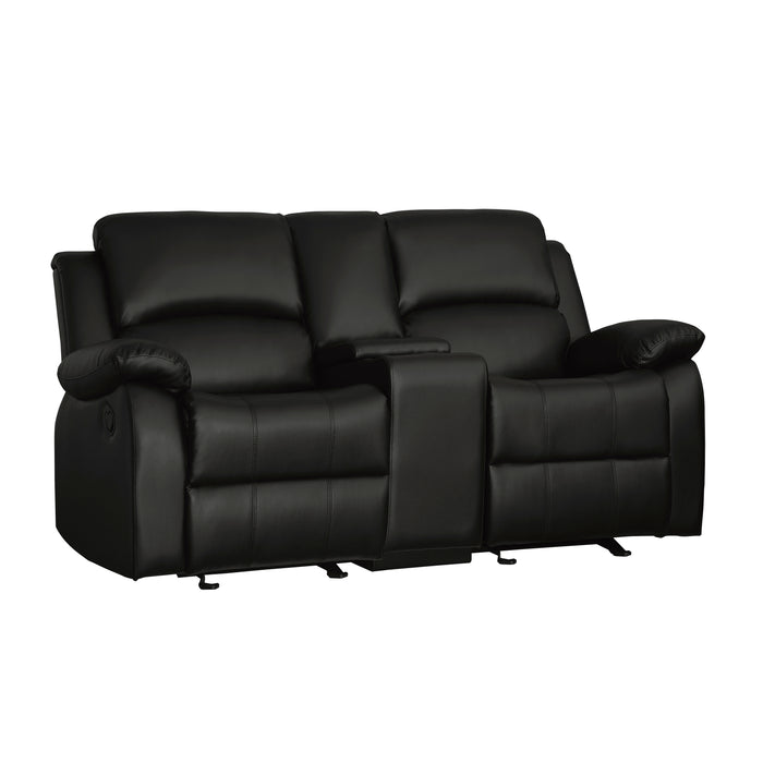 Clarkdale Double Glider Reclining Love Seat with Center Console