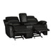 Clarkdale Double Glider Reclining Love Seat with Center Console