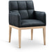 Adrian Vegan Leather Upholstered Dining Arm Chair