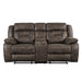 Madrona Hill Double Reclining Love Seat with Center Console