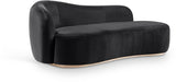 Gustavo Velvet Upholstered Chaise Lounge