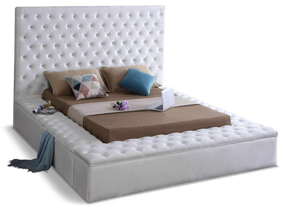 Bliss Velvet Upholstered Bed