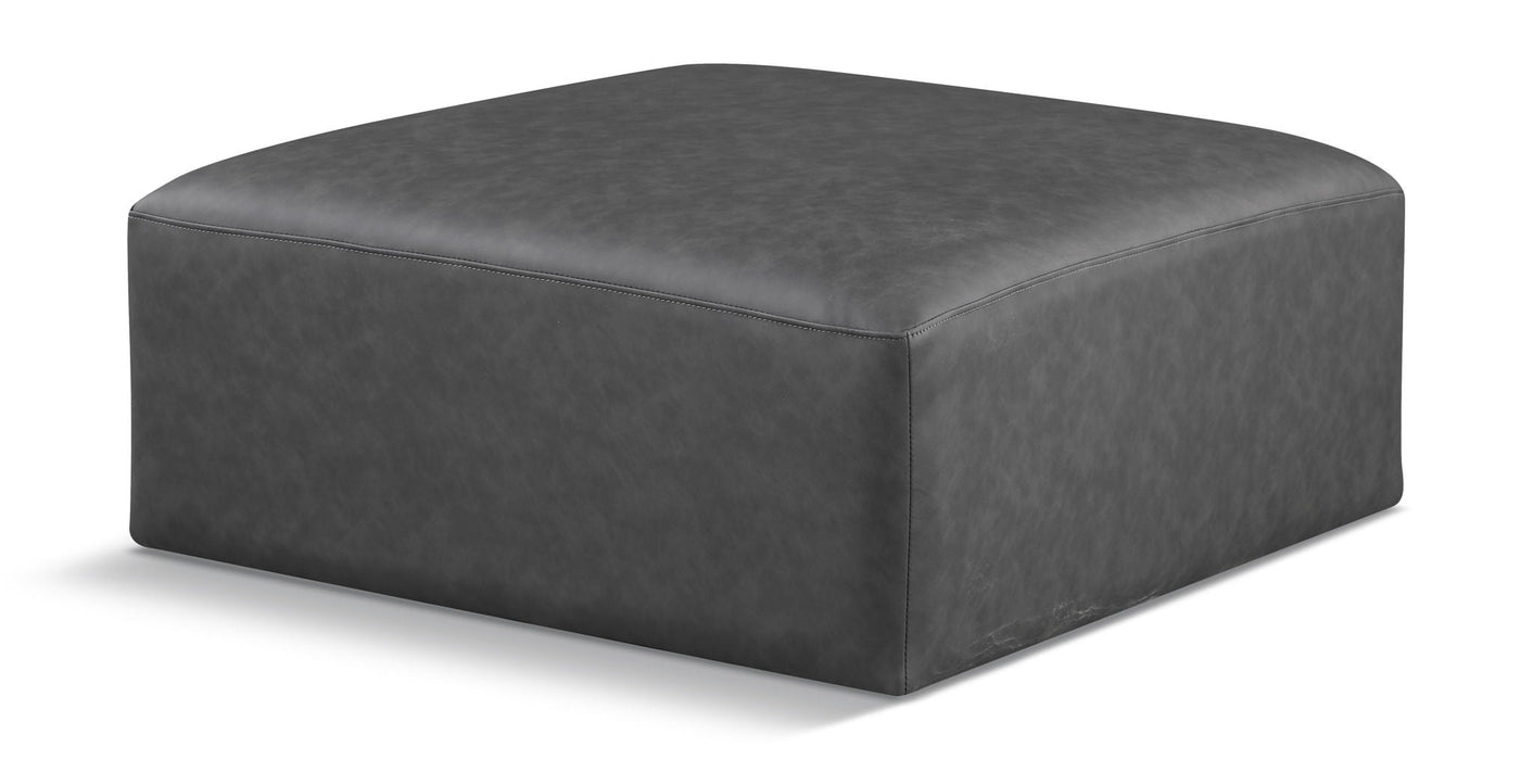 Cube Vegan Leather Modular Ottoman