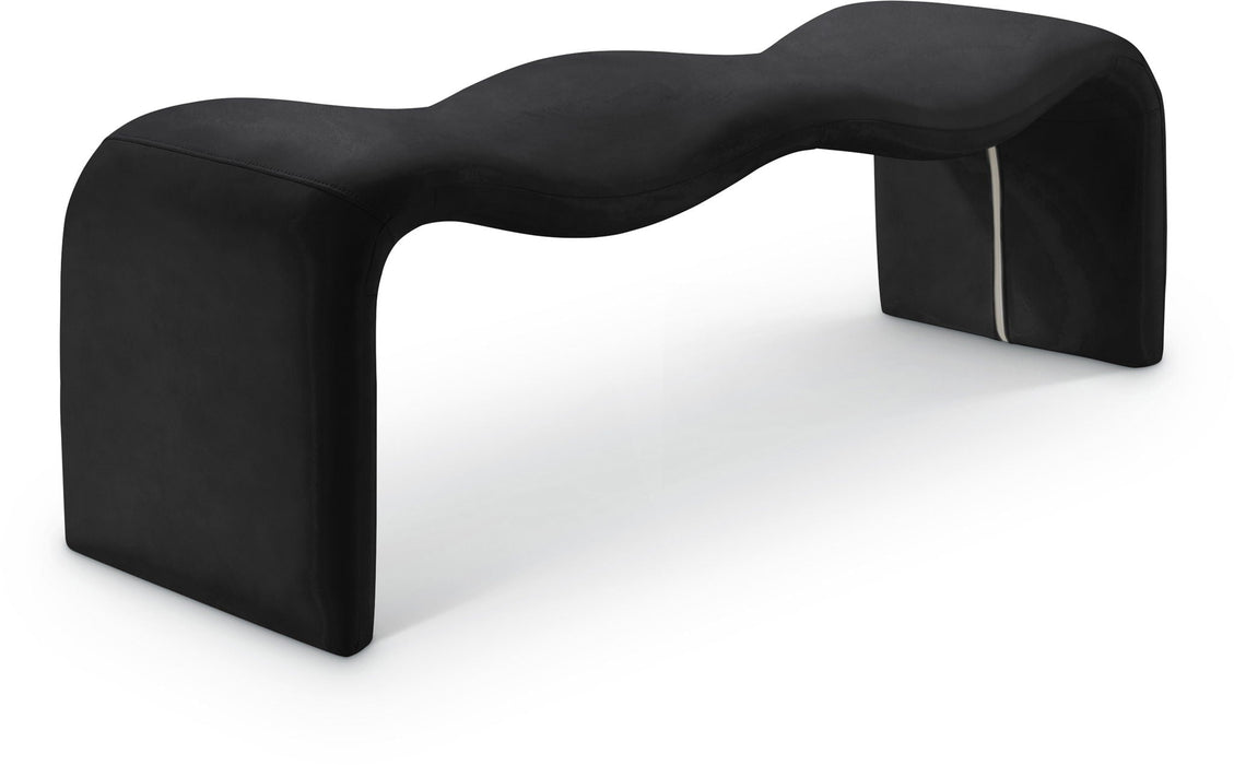 Willow Vegan Leather Upholstered Bench