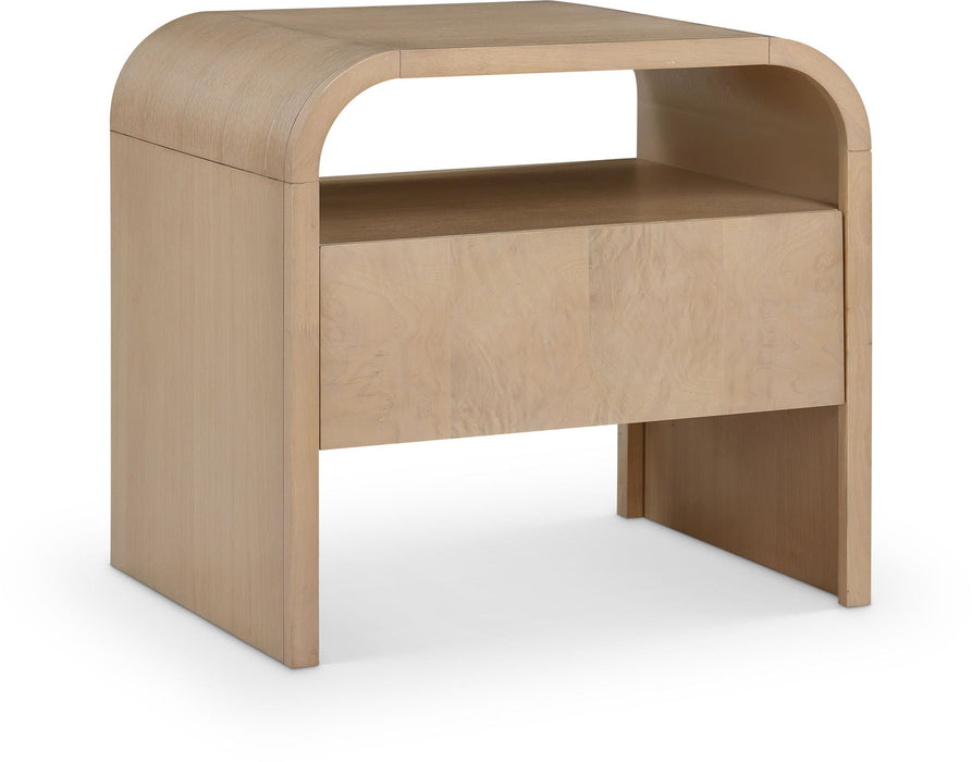 Giada 26" Solid Wood And Veneer Nightstand