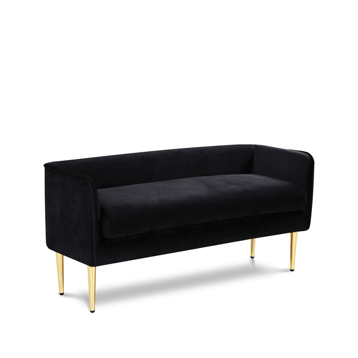 Audrey Velvet Upholstered Bench