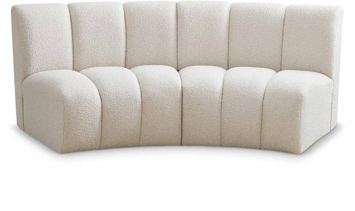 Infinity 83" Boucle Fabric Upholstered 2pc. Modular Sectional