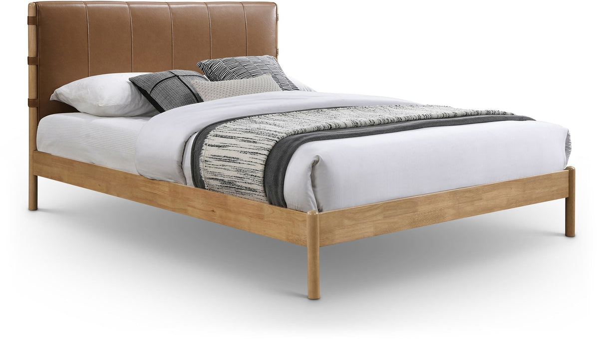 Asher Vegan Leather Upholstered Bed