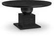 Rishal 60" Solid Wood And Oak Veneer Dining Table