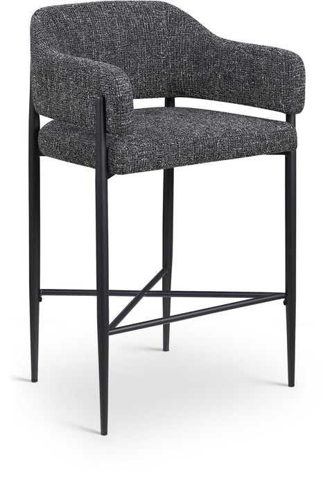 Dame Fabric Upholstered Counter Stool
