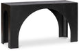 Arch Oak Wood Console Table
