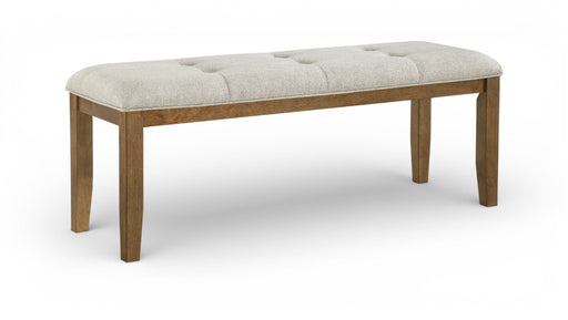 Ananda Fabric Upholstered Bench - Beige