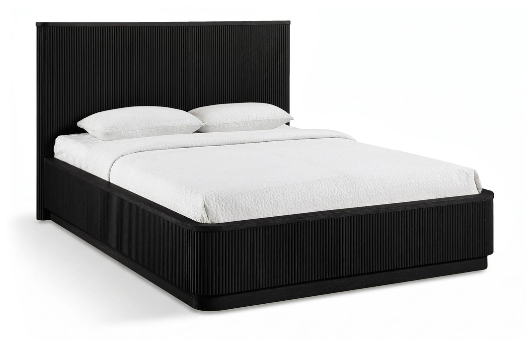 Astrid Solid Wood And Oak Veneer Bed