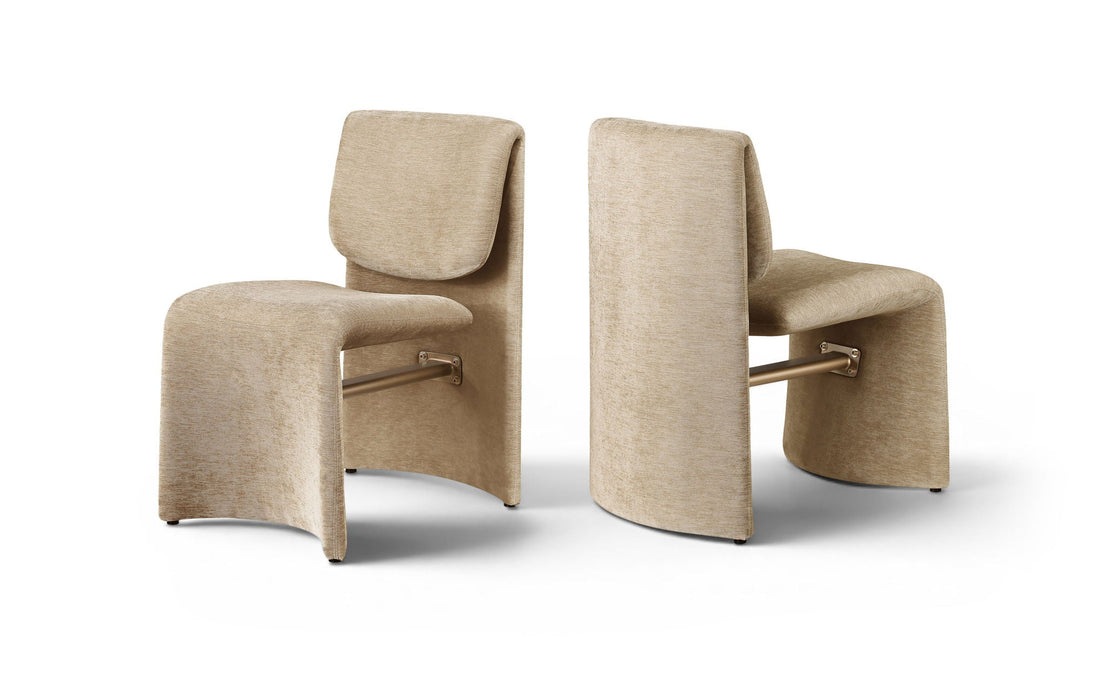Slique Fabric Upholstered Dining Chair