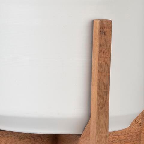Dorcey Planter (Set of 2) - Brown/Beige;White