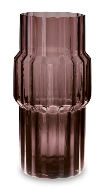 Dorlow Vase (Set of 2) - Transparent;Purple;Brown/Beige