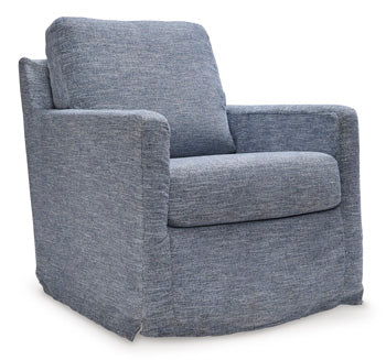 Nenana Next-Gen Nuvella Swivel Glider Accent Chair - A3000646