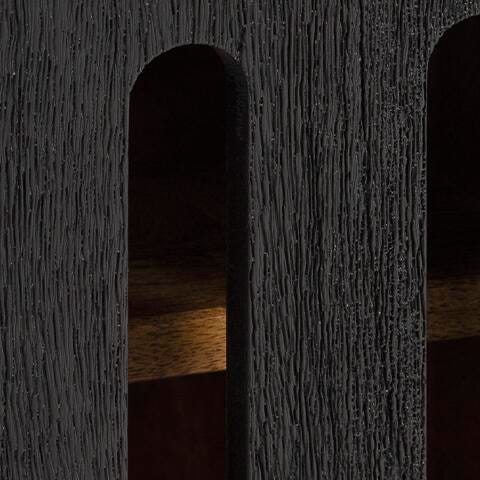 Vallisburg Accent Cabinet - Black/Gray;Brown/Beige