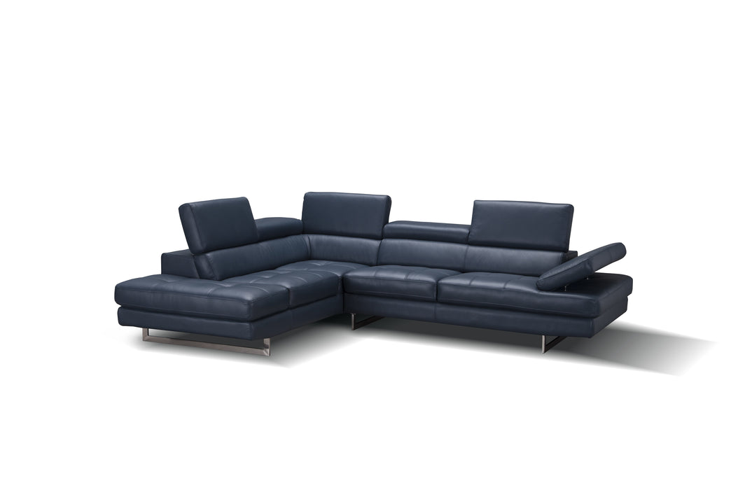 A761 Italian Leather Sectional 