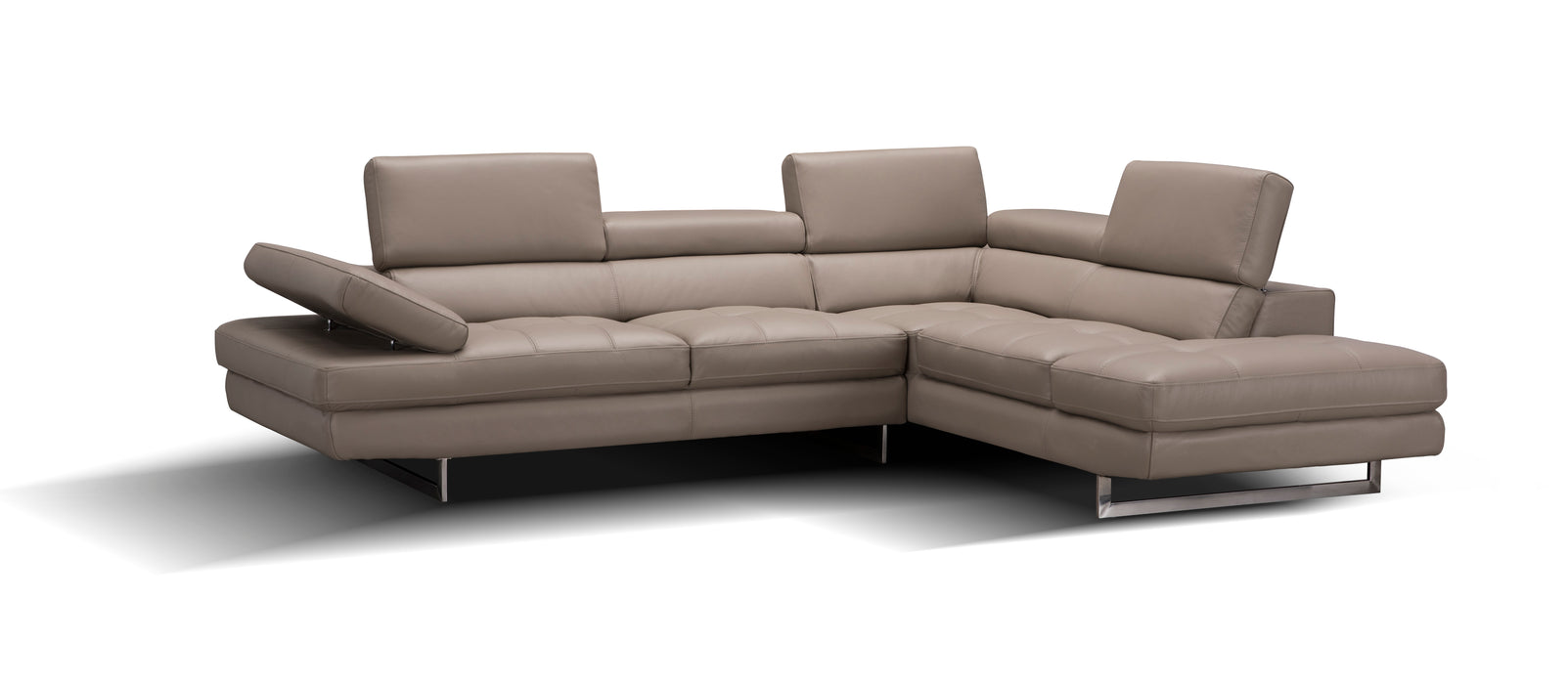 A761 Italian Leather Sectional 