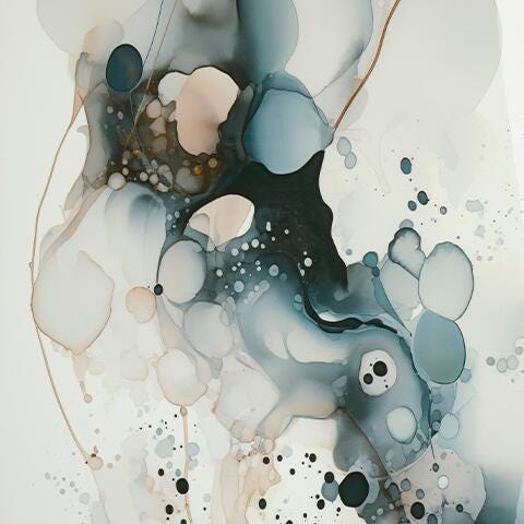 Foxenburg Wall Art - Black/Gray;Blue;Red/Burgundy