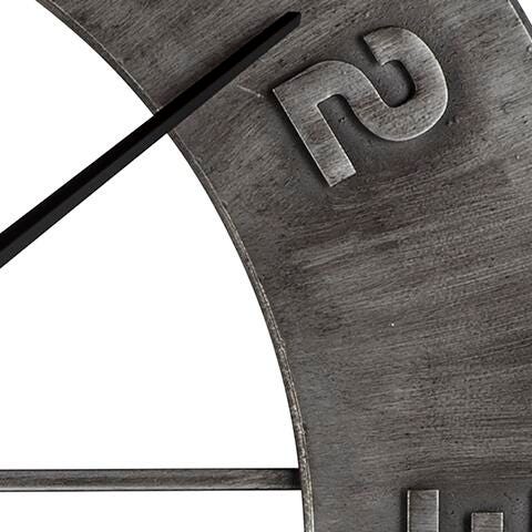 Ana Sofia Wall Clock - Black/Gray