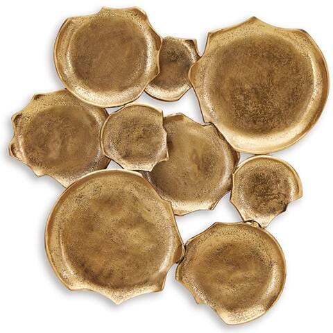 Gageton Wall Decor - Metallic;Yellow