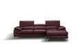 A978B Italian Leather Sectional 