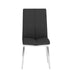 Modern Curved-Back Upholstered Side Chair - 4 per box ABIGAIL-SC-BLK