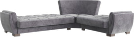 Ottomanson Armada Air Collection Upholstered Convertible Sectional with Storage,  AIR-SEC