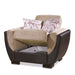 Ottomanson Armada Air Collection Upholstered Convertible Armchair with Storage