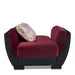 Ottomanson Armada Air Collection Upholstered Convertible Armchair with Storage