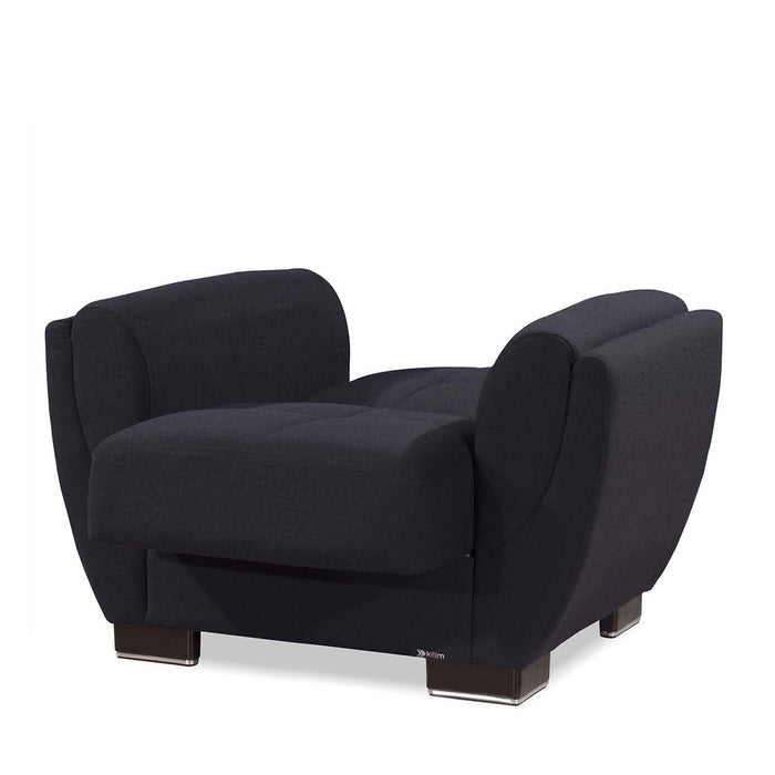 Ottomanson Armada Air Collection Upholstered Convertible Armchair with Storage