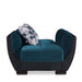 Ottomanson Armada Air Collection Upholstered Convertible Armchair with Storage