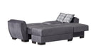 Ottomanson Armada Air Collection Upholstered Convertible Chaise Lounge with Storage