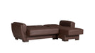 Ottomanson Armada Air Collection Upholstered Convertible Chaise Lounge with Storage