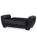 Ottomanson Armada Air Collection Upholstered Convertible Loveseat with Storage