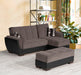 Ottomanson Armada Air Collection Upholstered Ottoman with Storage