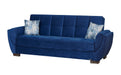 Ottomanson Armada Air Collection Upholstered Convertible Sofabed with Storage