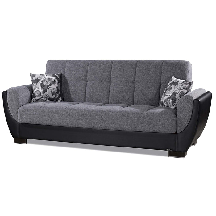 Ottomanson Armada Air Collection Upholstered Convertible Sofabed with Storage