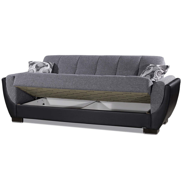 Ottomanson Armada Air Collection Upholstered Convertible Sofabed with Storage