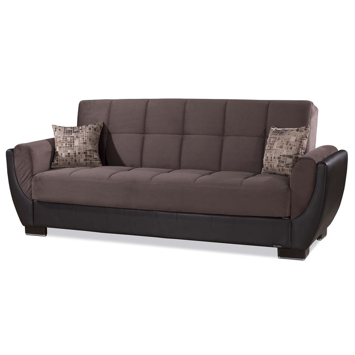 Ottomanson Armada Air Collection Upholstered Convertible Sofabed with Storage