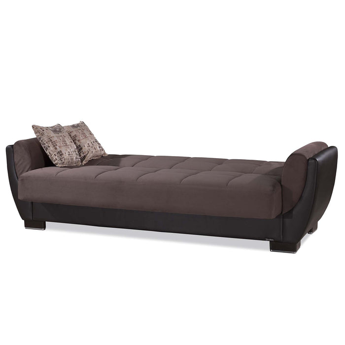 Ottomanson Armada Air Collection Upholstered Convertible Sofabed with Storage