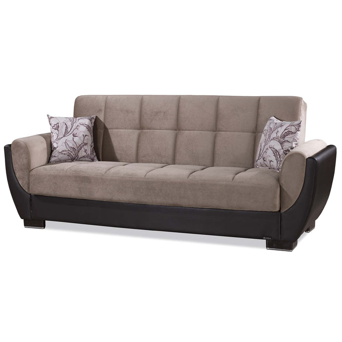 Ottomanson Armada Air Collection Upholstered Convertible Sofabed with Storage