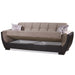 Ottomanson Armada Air Collection Upholstered Convertible Sofabed with Storage